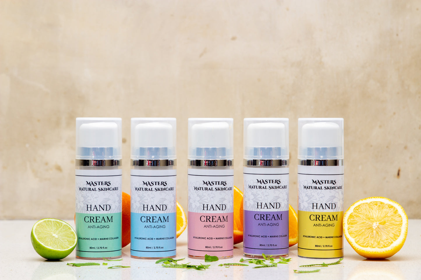 MASTERS Natural Skincare Anti-Aging Hand Cream with Bergamot FCF and Sweet Orange